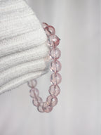 Ultra Collector's Watery Rose Quartz Pebbles Bracelet