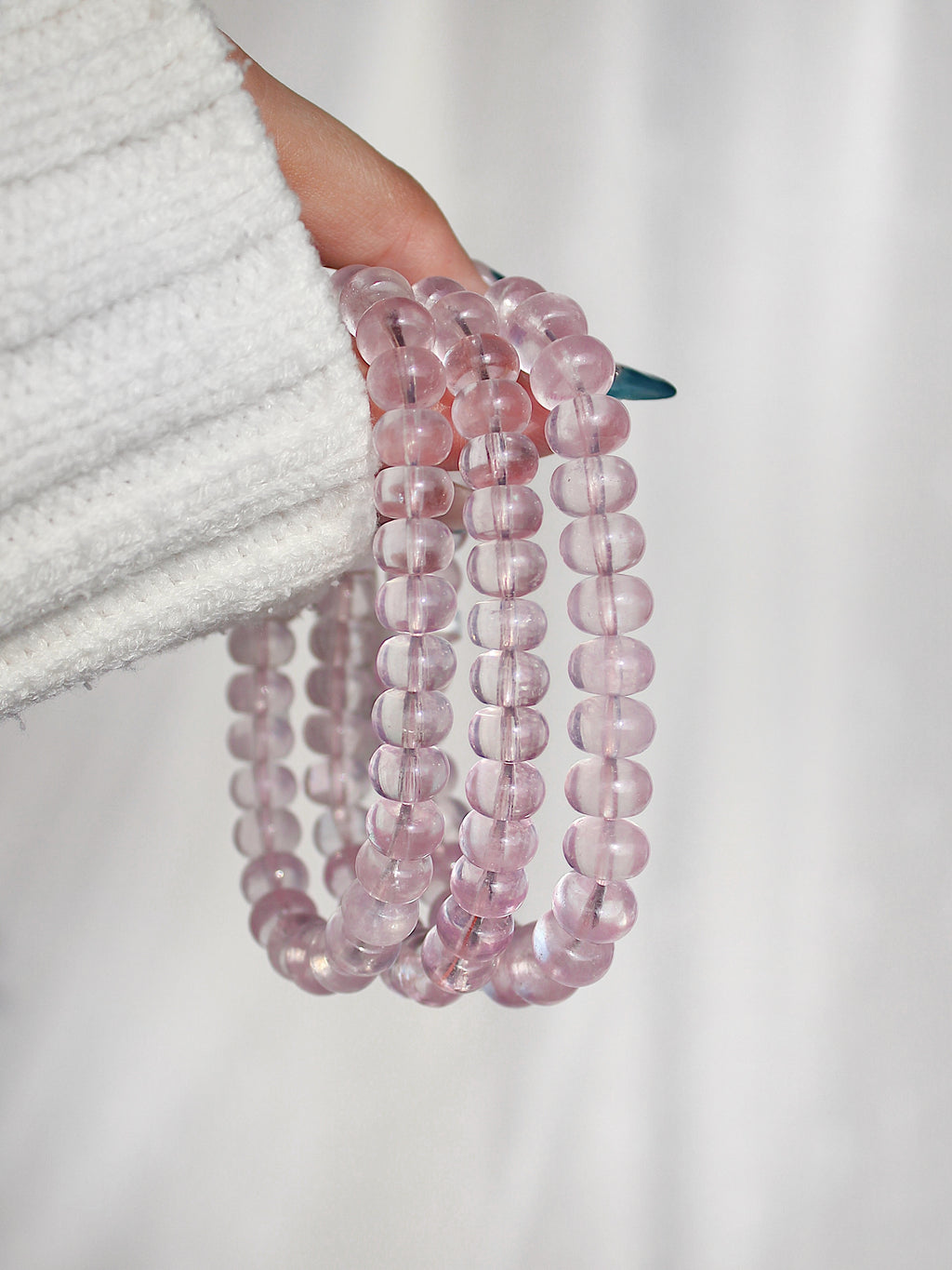 Collector's Pink Morganite Abacus Bracelet