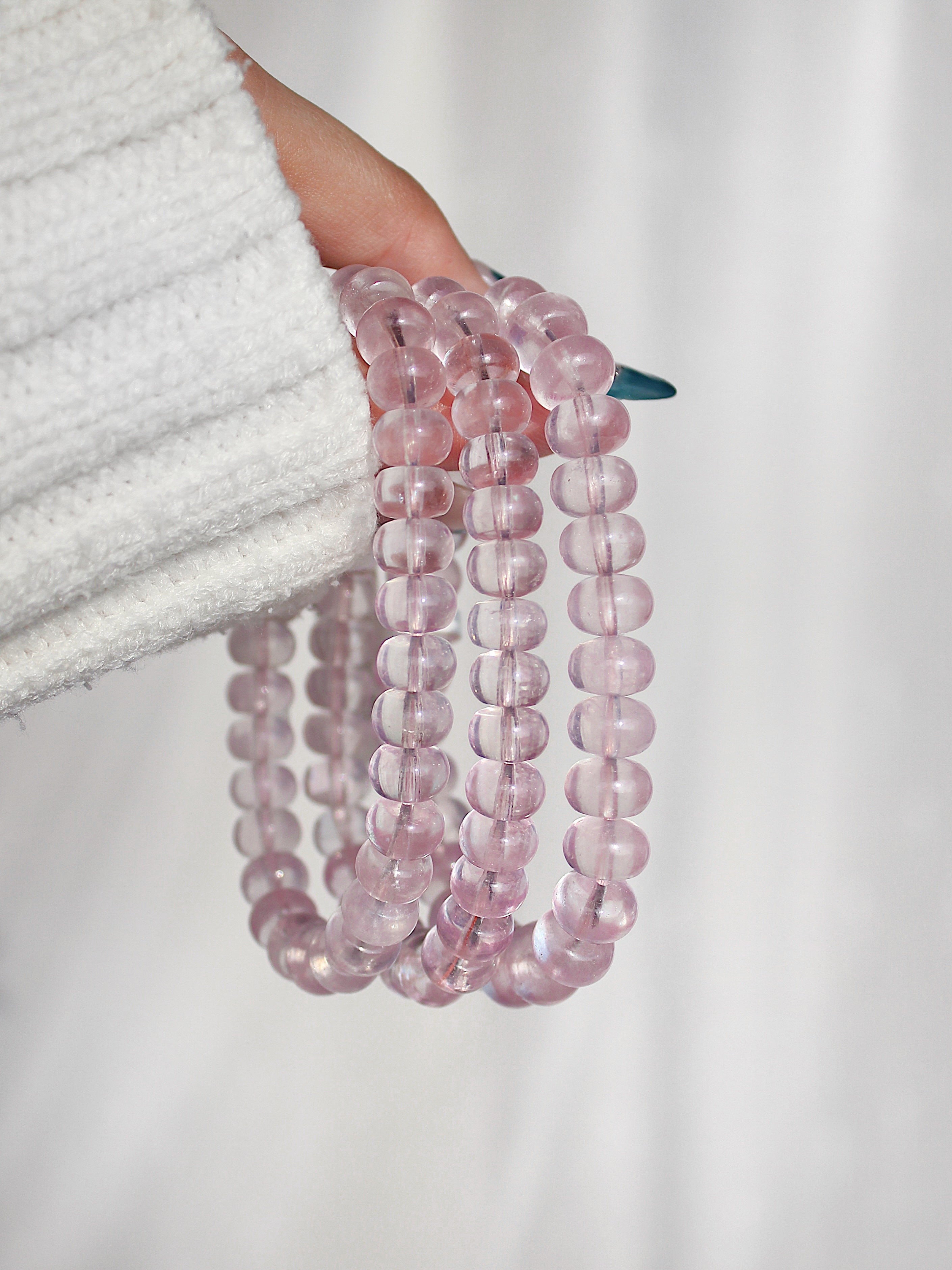 Collector's Pink Morganite Abacus Bracelet