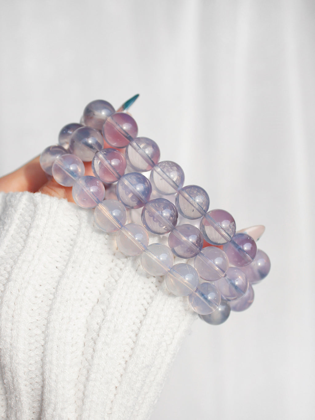 Ultra Collector's Lavender Moon Quartz Bracelet