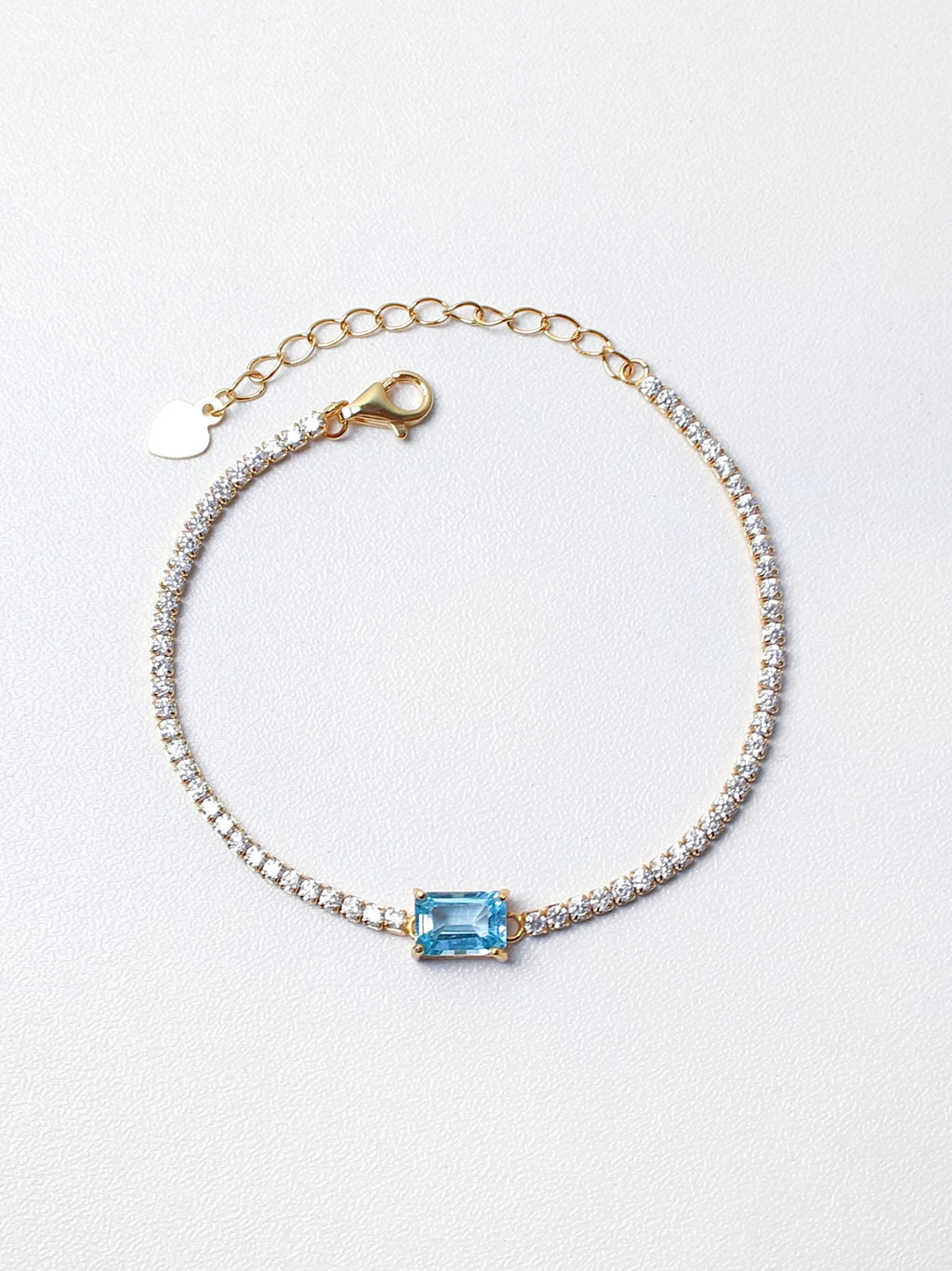Royal Blue Topaz Tennis Bracelet