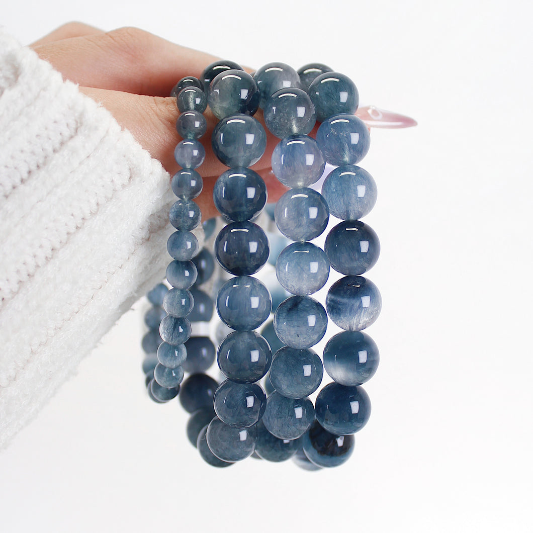 Ultra Collector's Blue Rutilated Quartz Bracelet