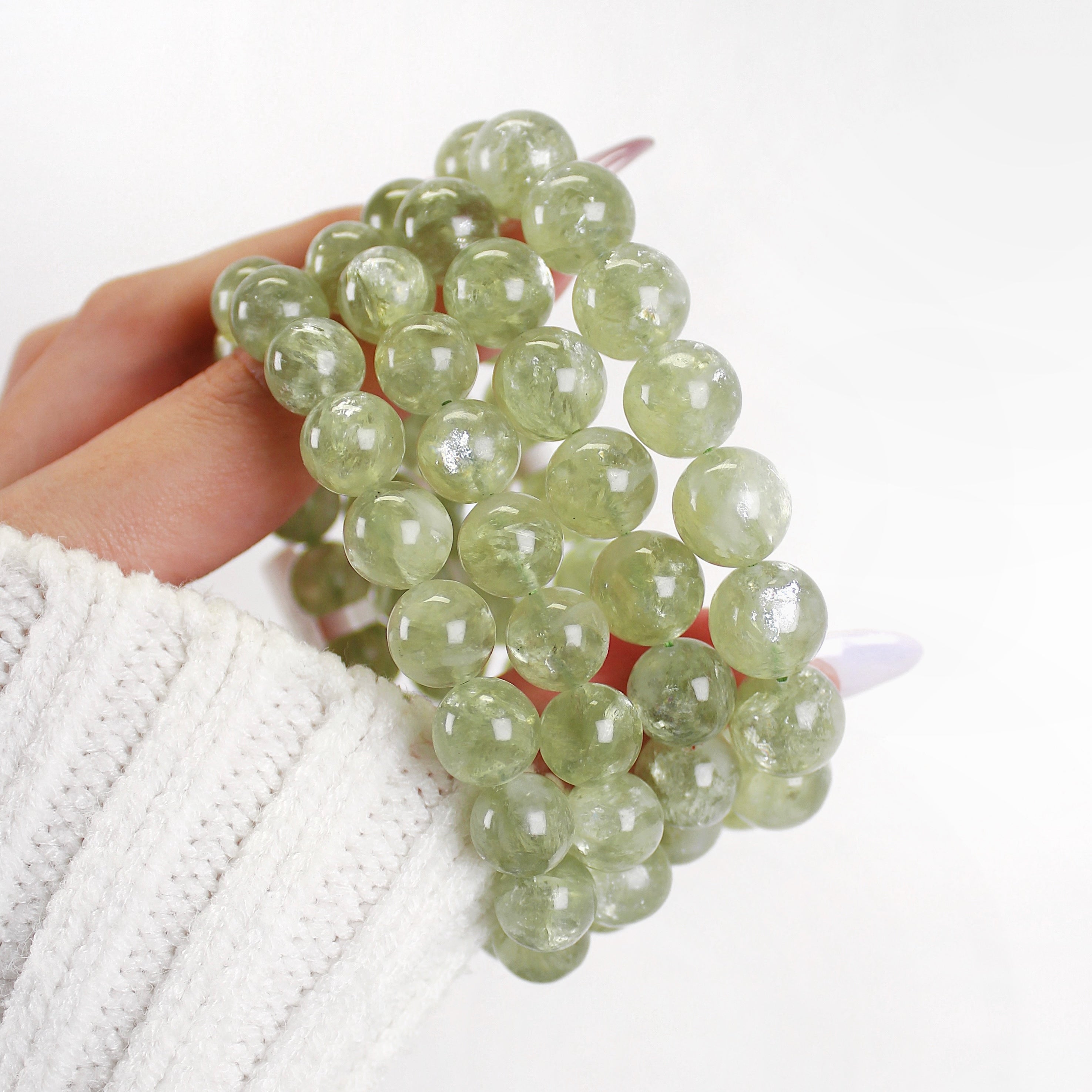 Extra Premium Matcha Green Mica Bracelet