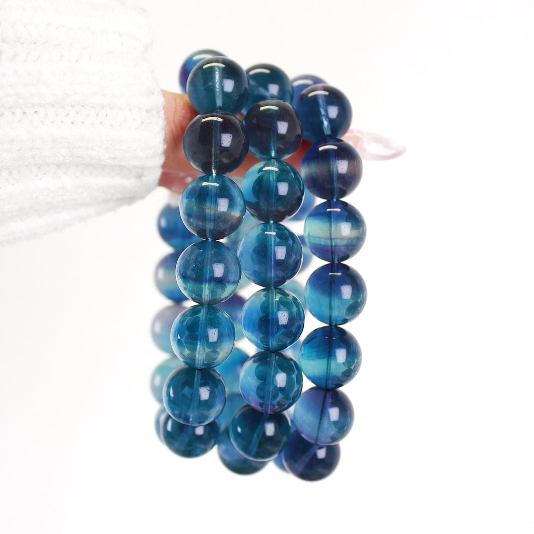Collector's Ocean Blue Fluorite Bracelet