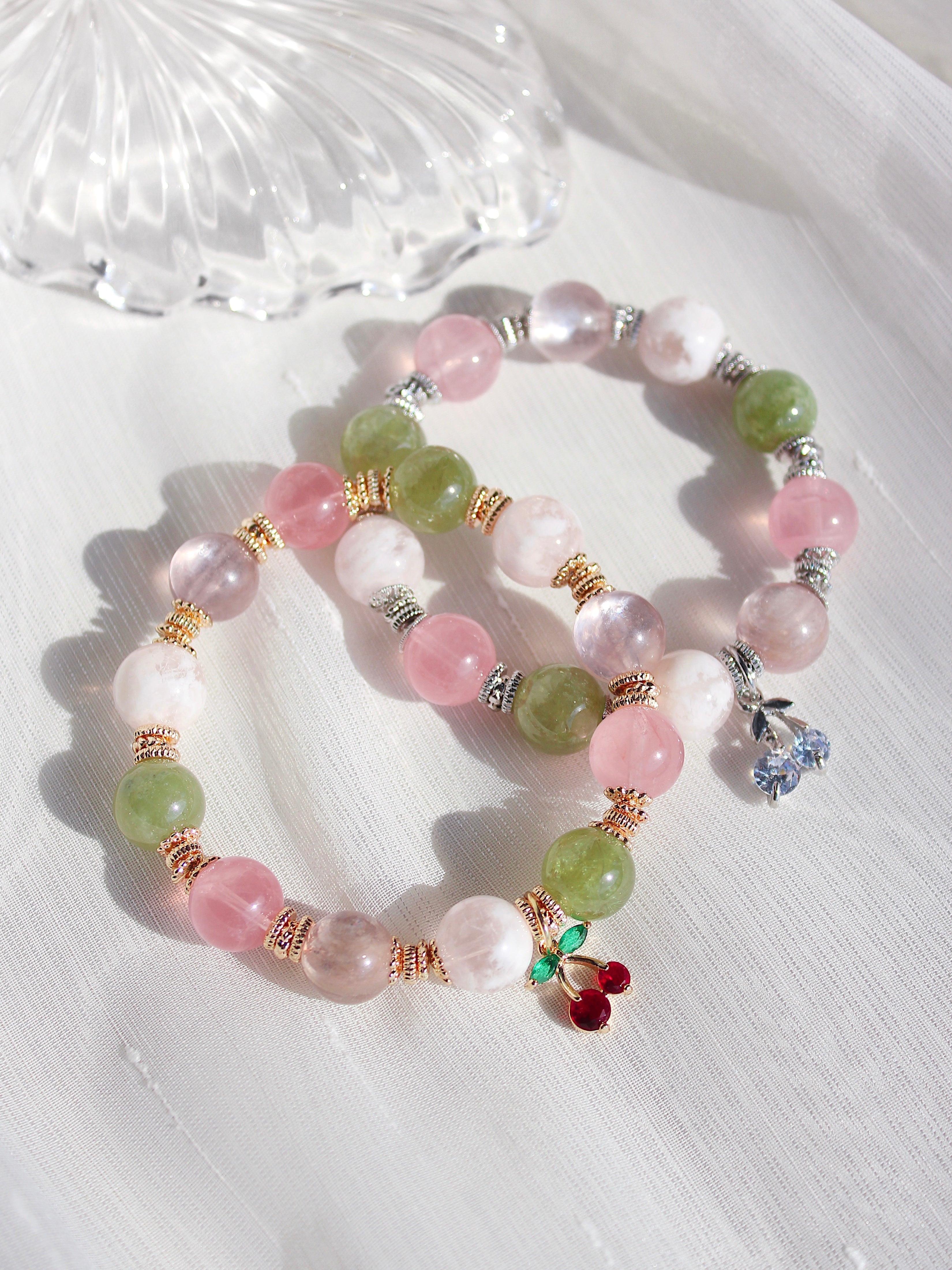 Strawberry Matcha Bracelet