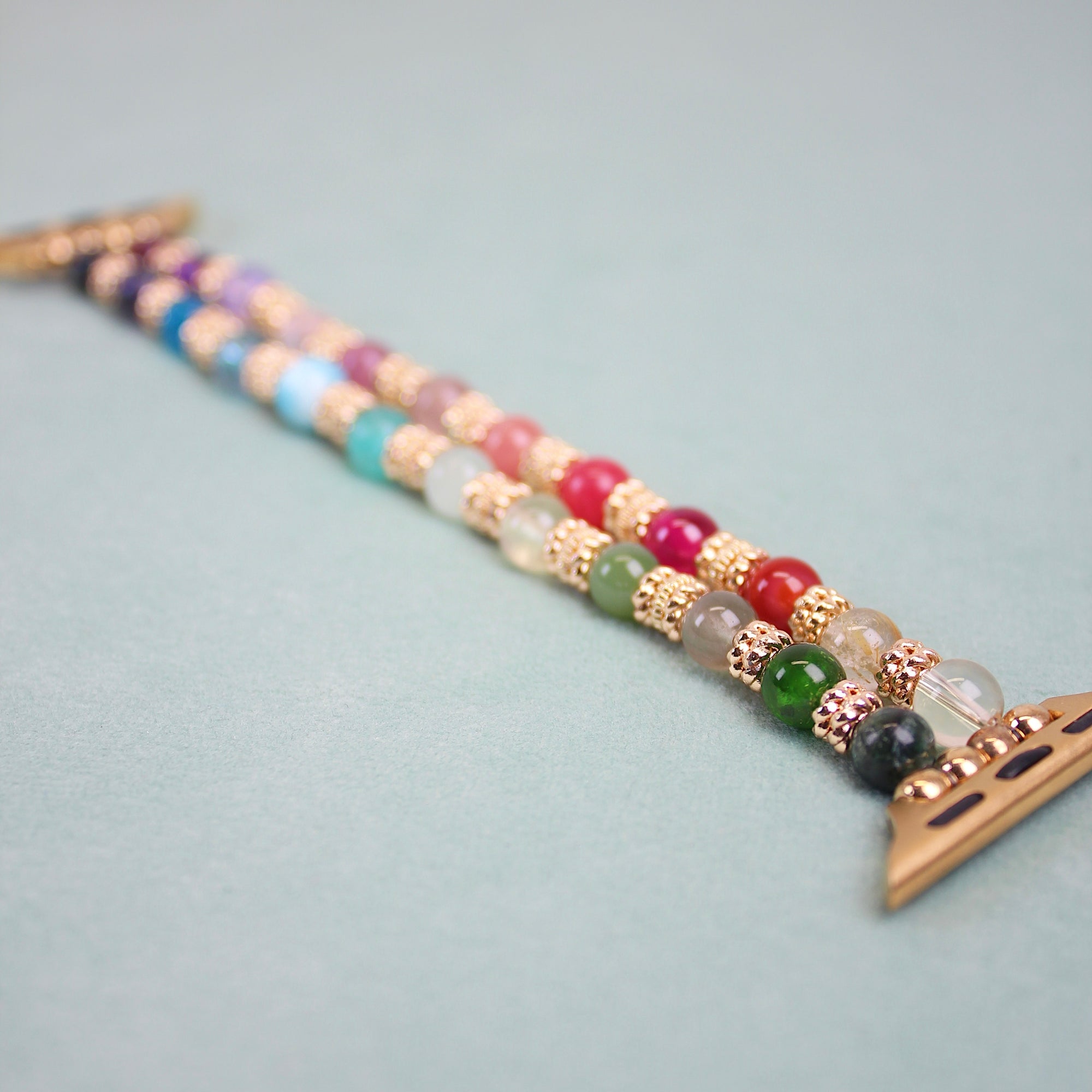Rainbow Stacker Crystal Watch Band