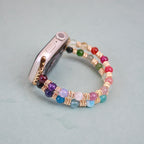Rainbow Stacker Crystal Watch Band