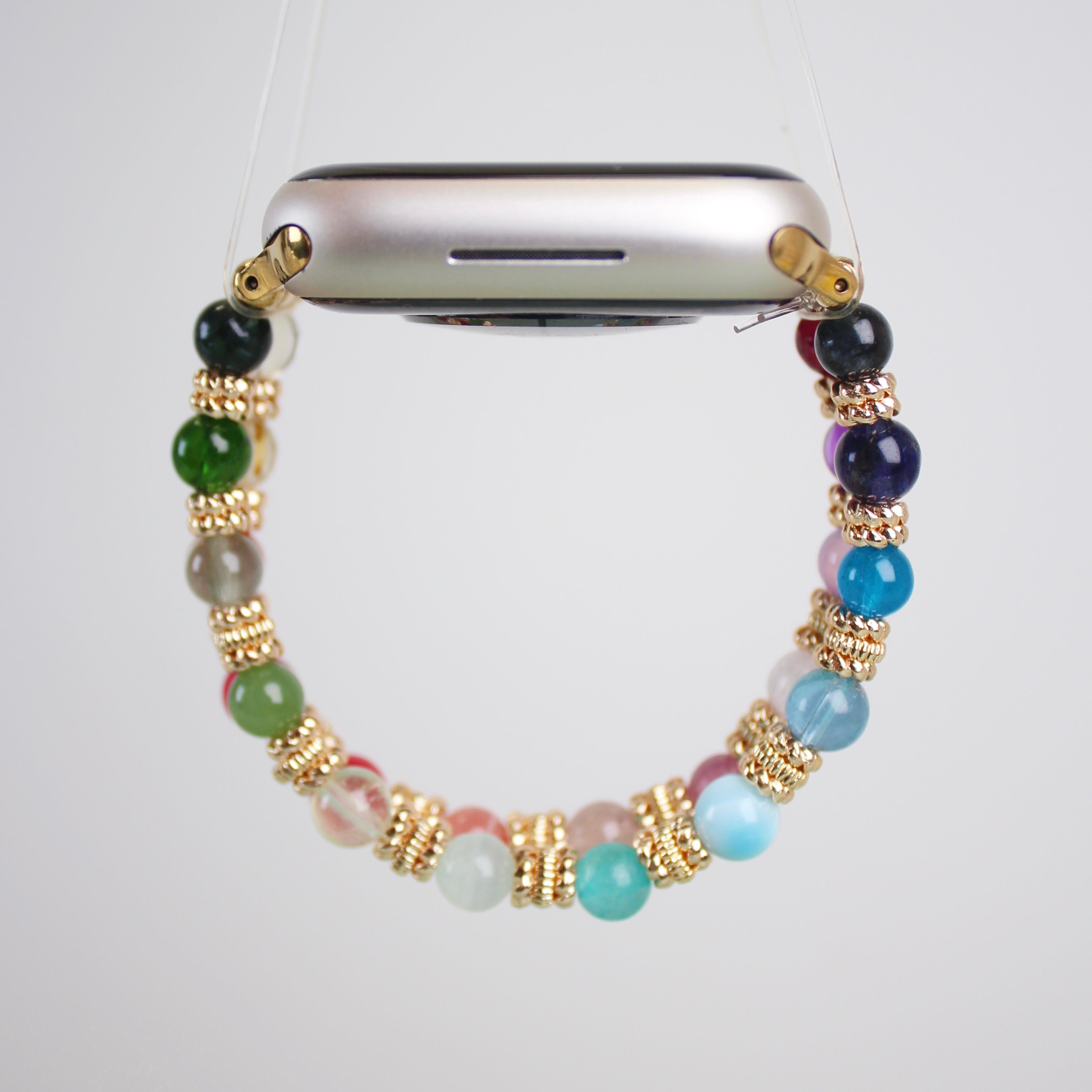 Rainbow Stacker Crystal Watch Band