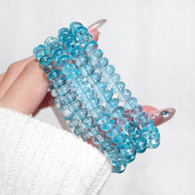 Load image into Gallery viewer, Ultra Collector&#39;s Swiss Blue Topaz Abacus Bracelet
