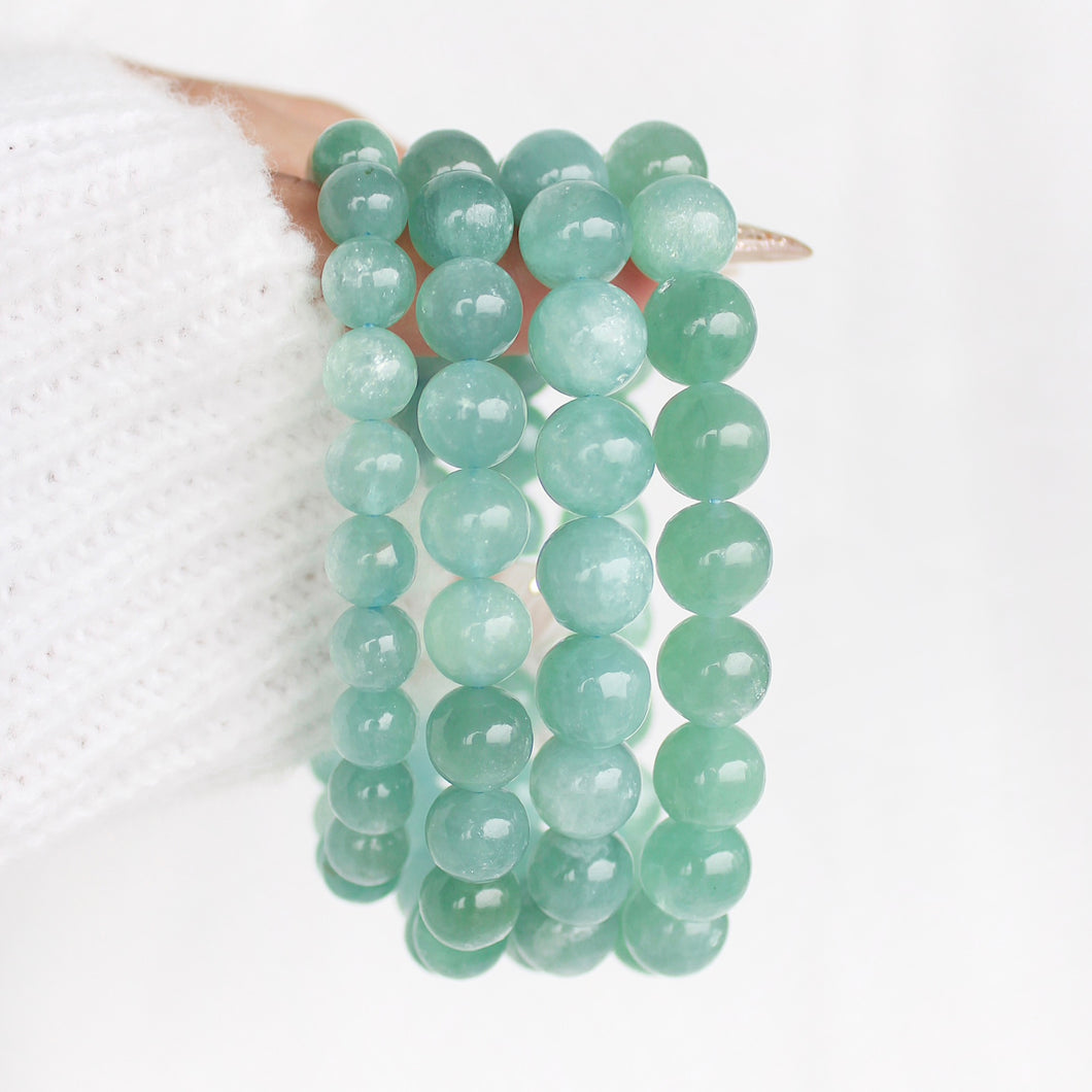 Extra Premium Teal Green Emerald Mica Bracelet