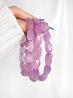 Premium Cat's Eye Kunzite Freeform Bracelet