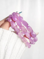 Premium Cat's Eye Kunzite Freeform Bracelet