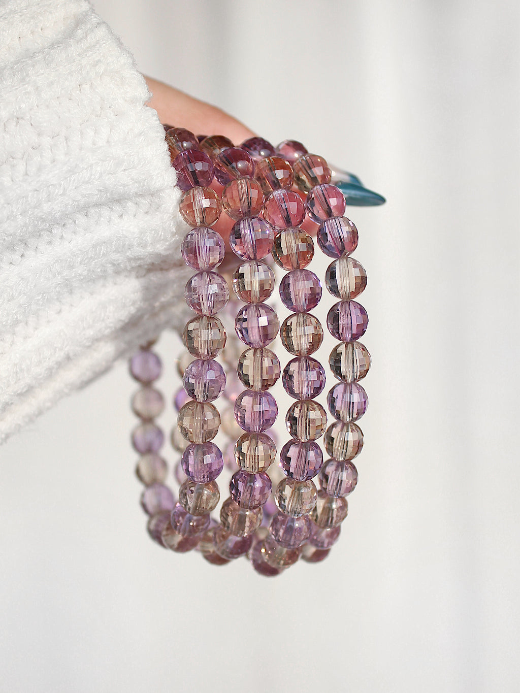 Collector's Ametrine Round Faceted Bracelet