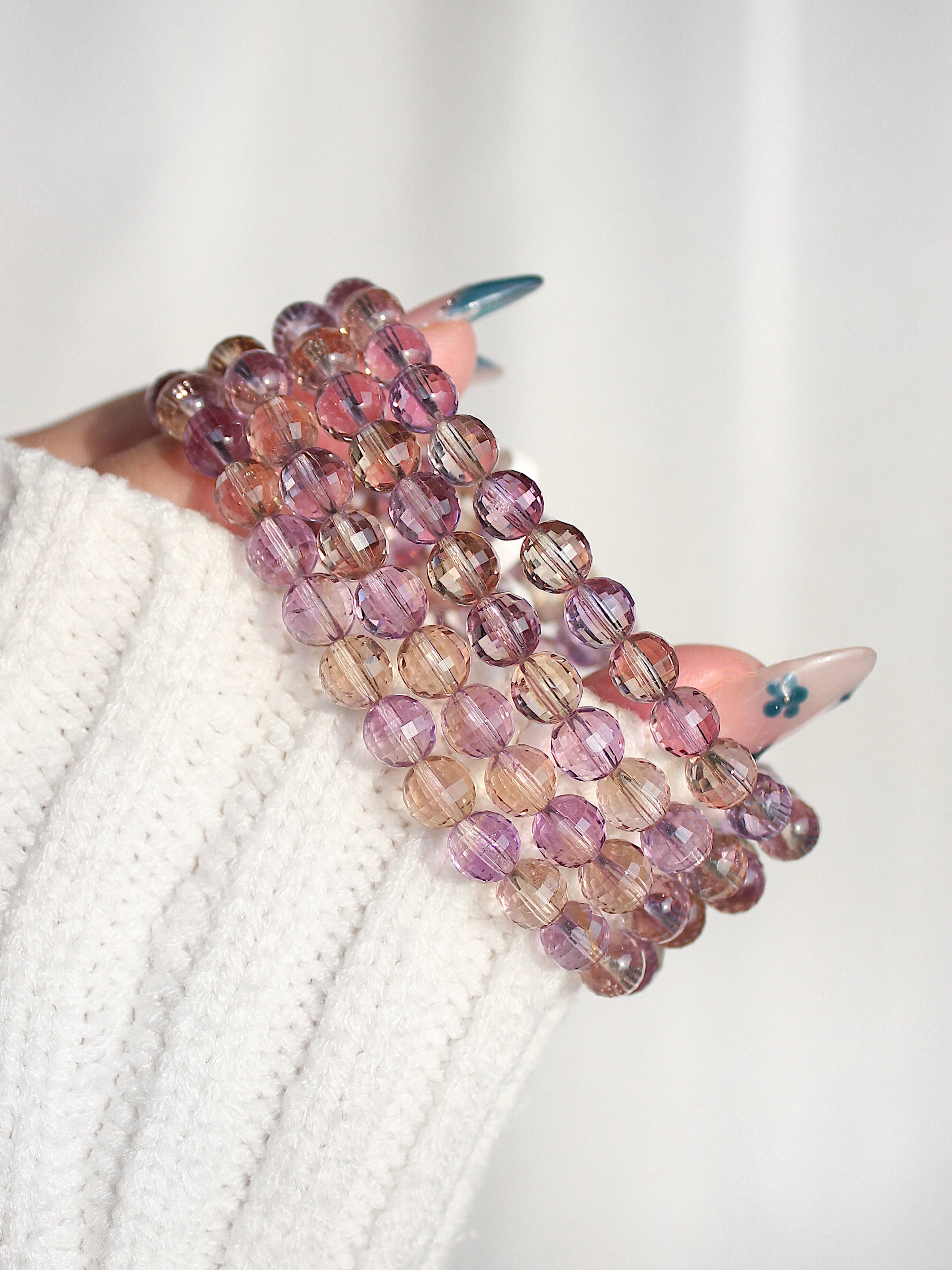 Collector's Ametrine Round Faceted Bracelet