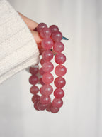 Collector's Lavender Rose Quartz Bracelet