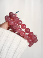 Collector's Lavender Rose Quartz Bracelet
