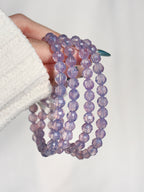 Collector's Faceted Lavender Moon Quartz Bracelet