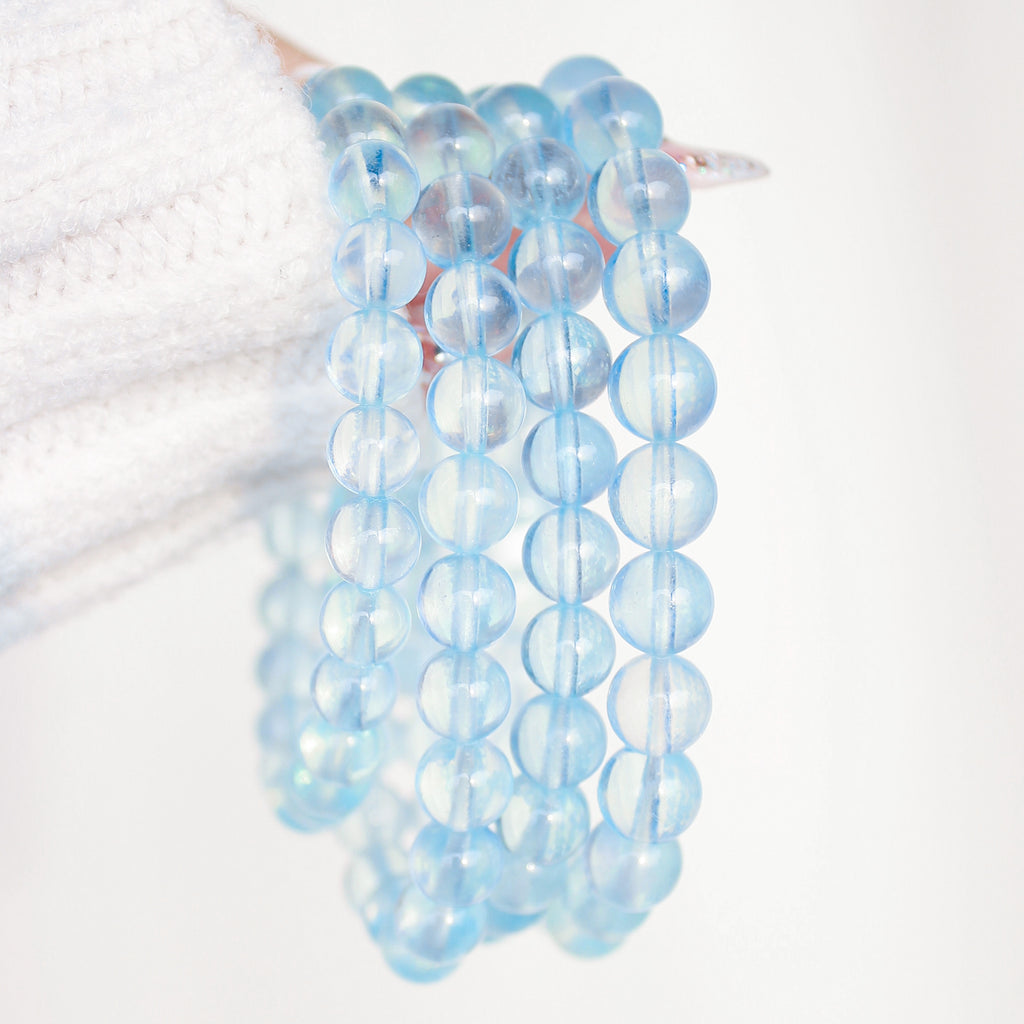 Ultra Collector's Glassy Aquamarine Bracelet