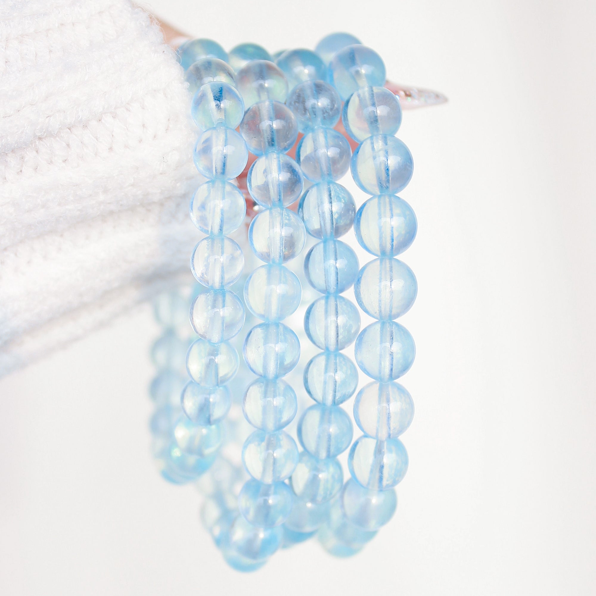 Ultra Collector's Glassy Aquamarine Bracelet