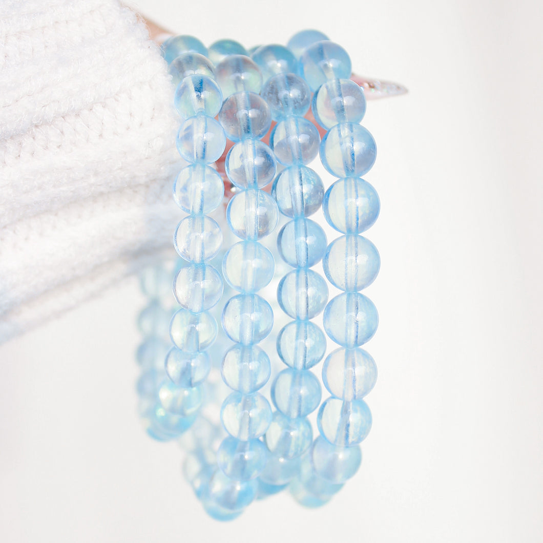 Premium Icy Aquamarine Bracelet