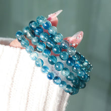 Load image into Gallery viewer, Collector&#39;s Devil Blue Kyanite Bracelet
