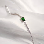 Diopside Tennis Bracelet