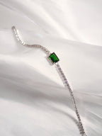 Diopside Tennis Bracelet