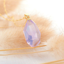 Load image into Gallery viewer, Lavender Moon Quartz Necklace
