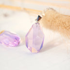 Lavender Moon Quartz Necklace