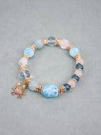 Larimar Barrel Bead