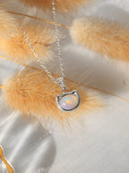 Ethiopian Opal Cat Head Necklace