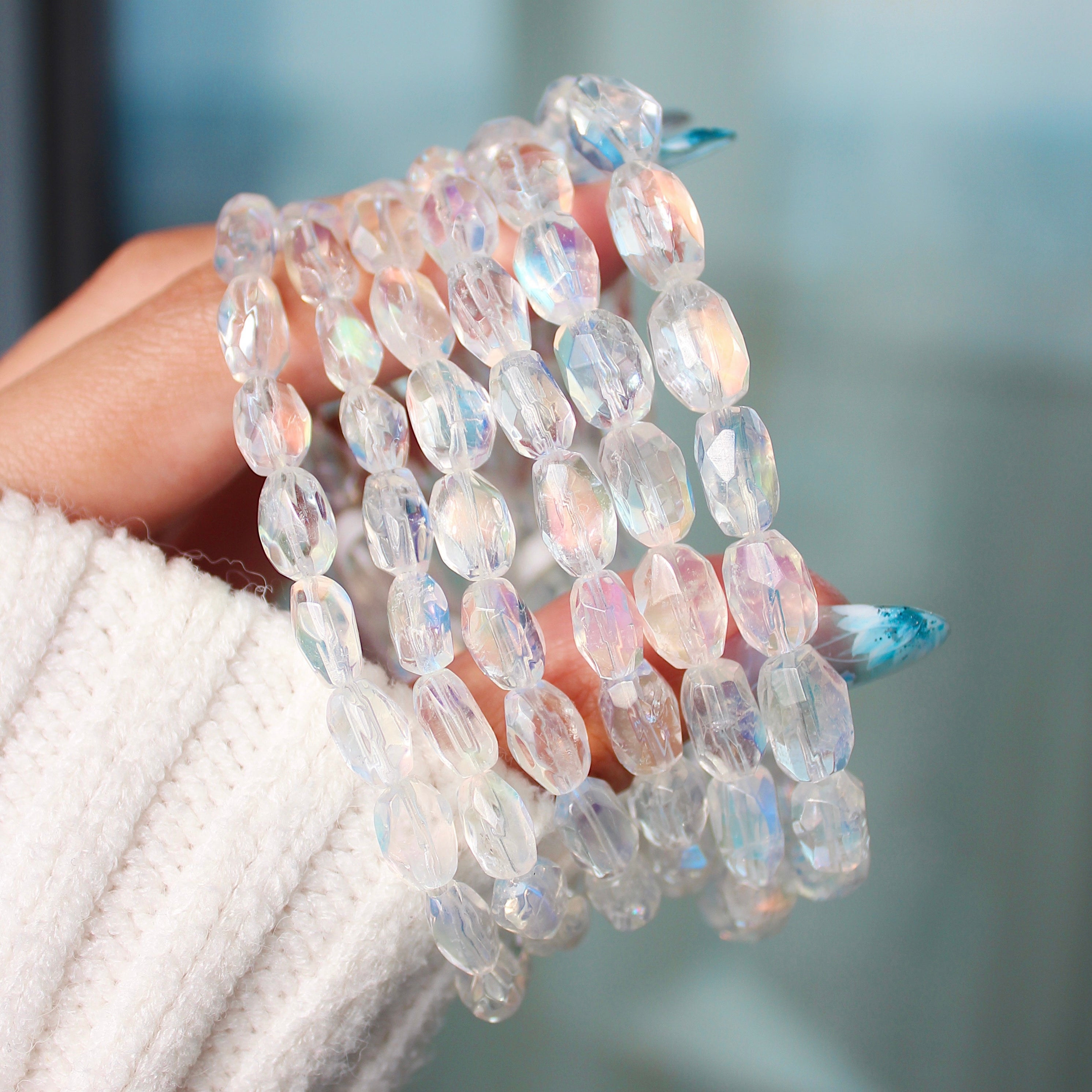 Ultra Collector's Madagascan Moonstone Freeform Bracelet