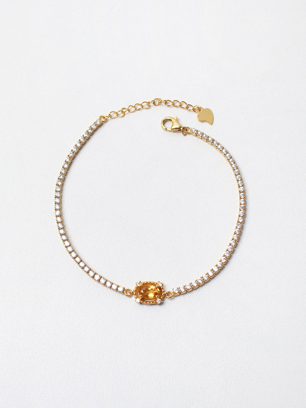 Citrine Tennis Bracelet