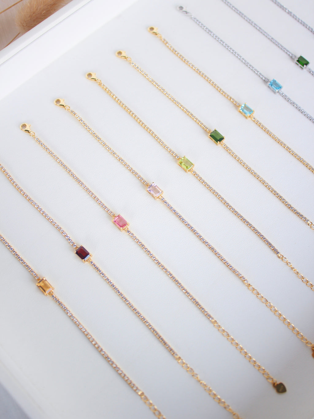 Peridot Tennis Bracelet