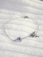 Kuromi Amethyst Bracelet