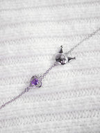 Kuromi Amethyst Bracelet