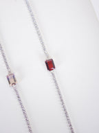 Garnet Tennis Bracelet