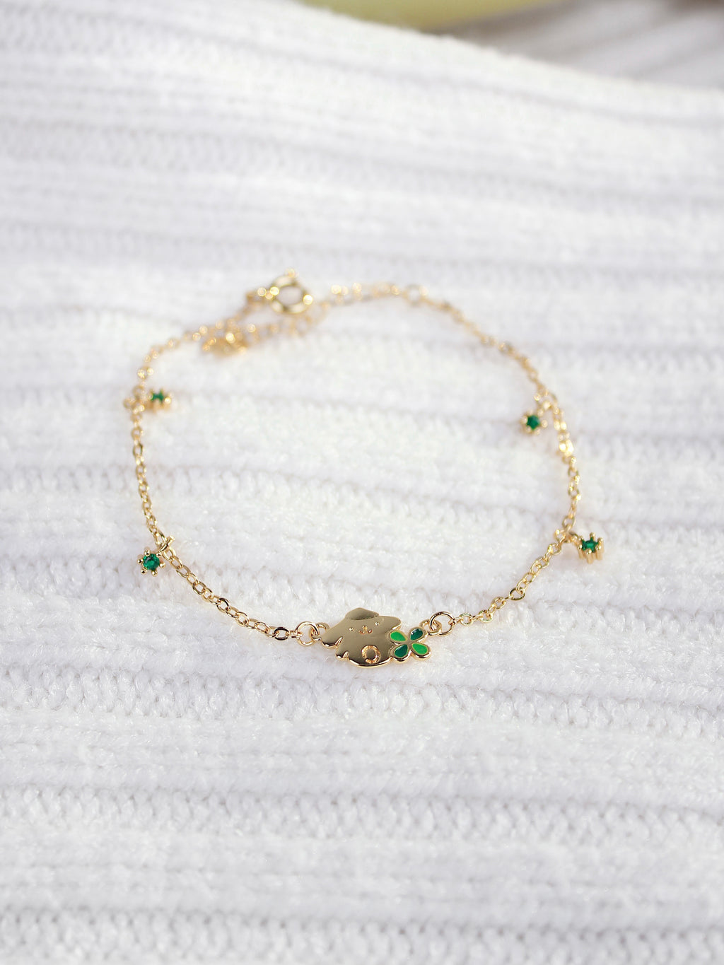 Pompompurin Diopside Necklace