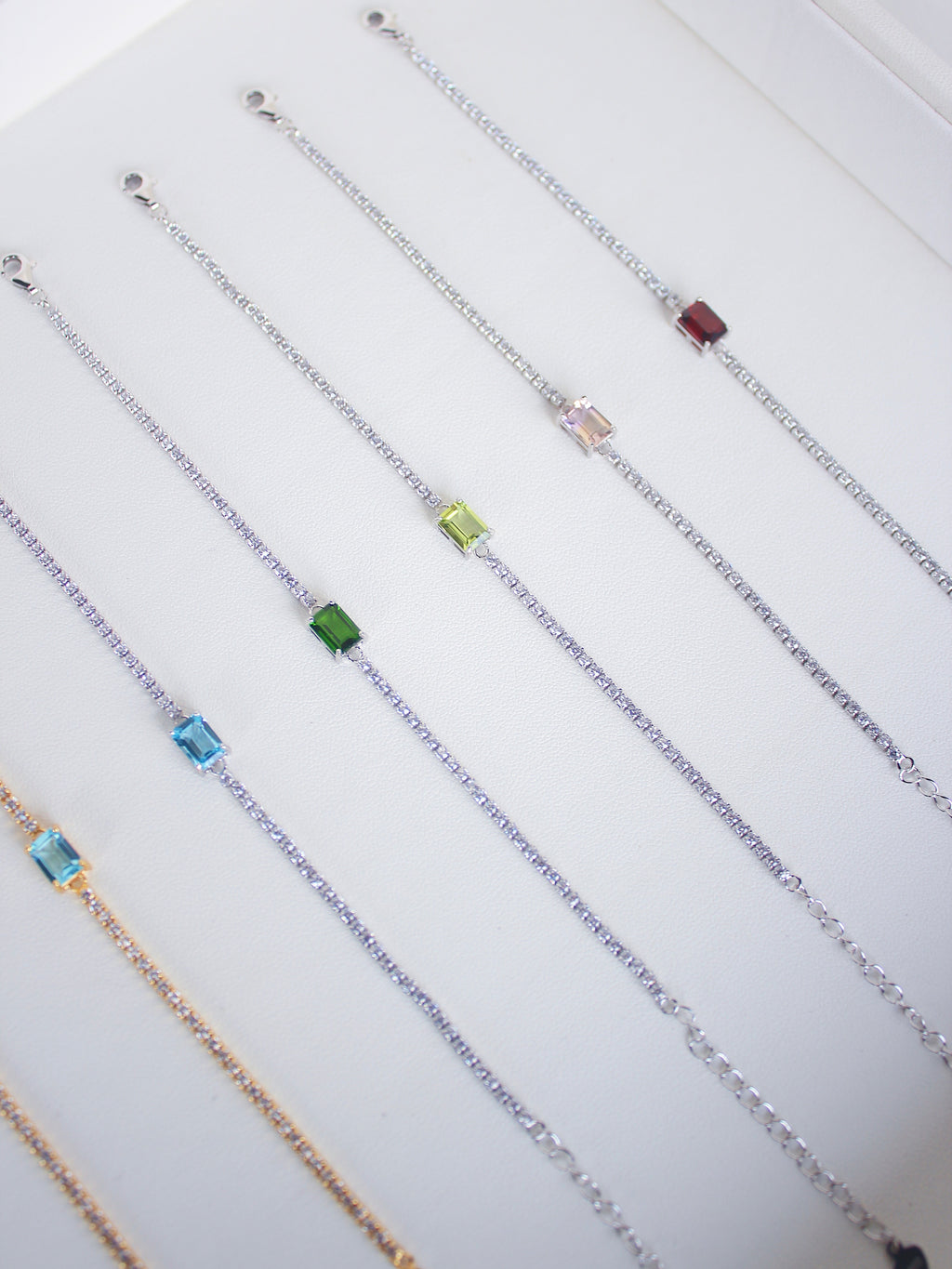 Peridot Tennis Bracelet