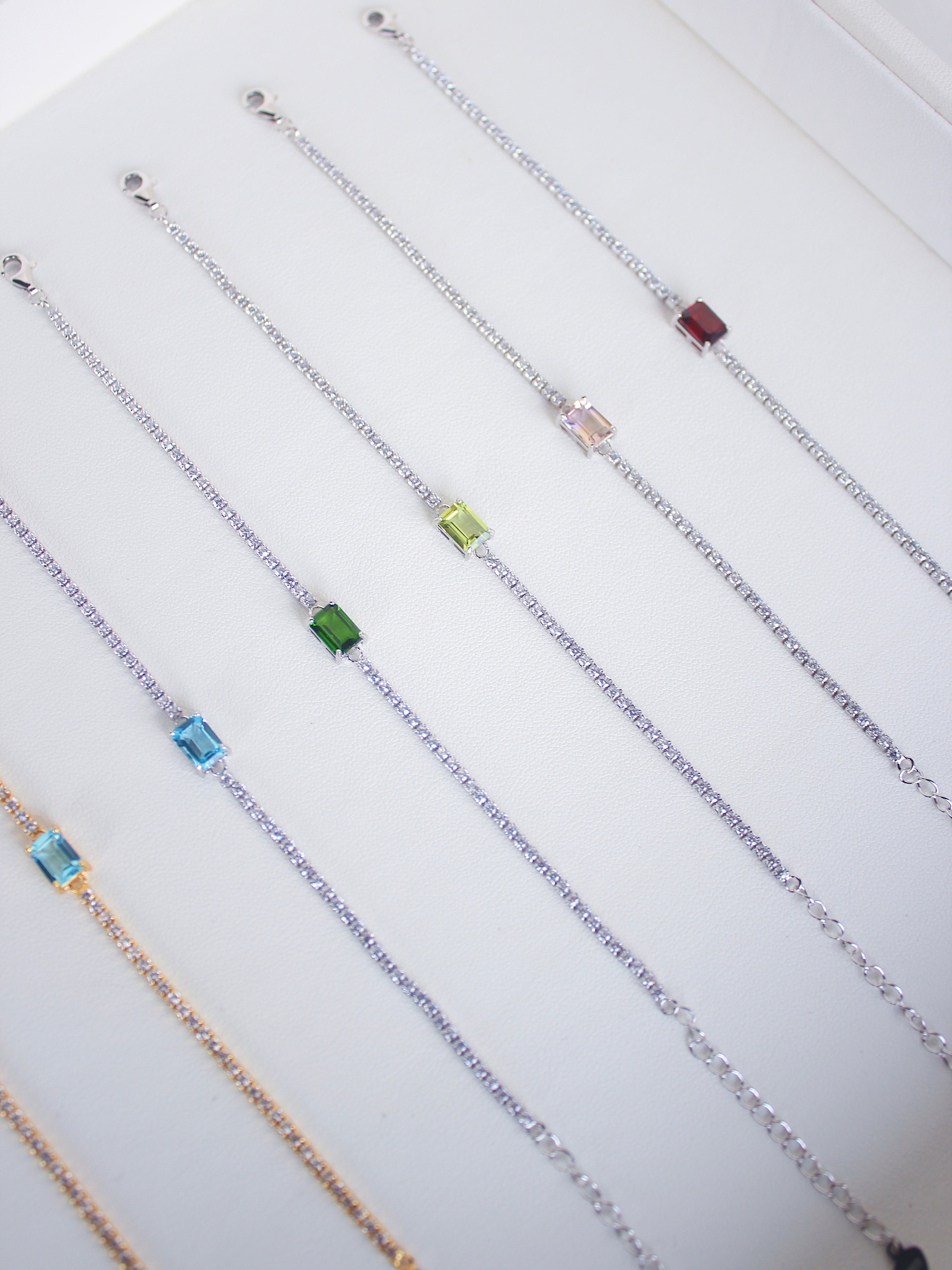 Peridot Tennis Bracelet