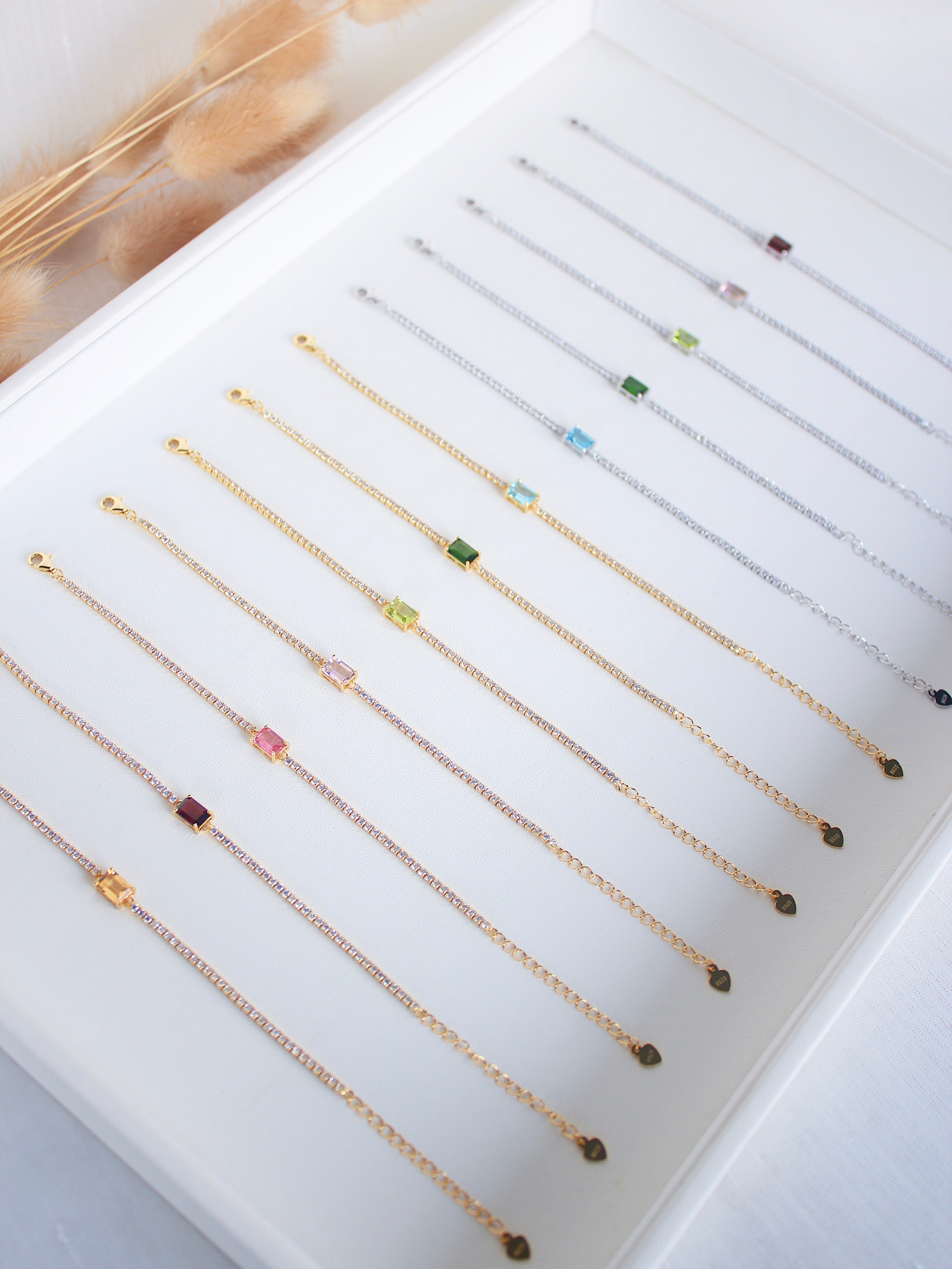 Peridot Tennis Bracelet