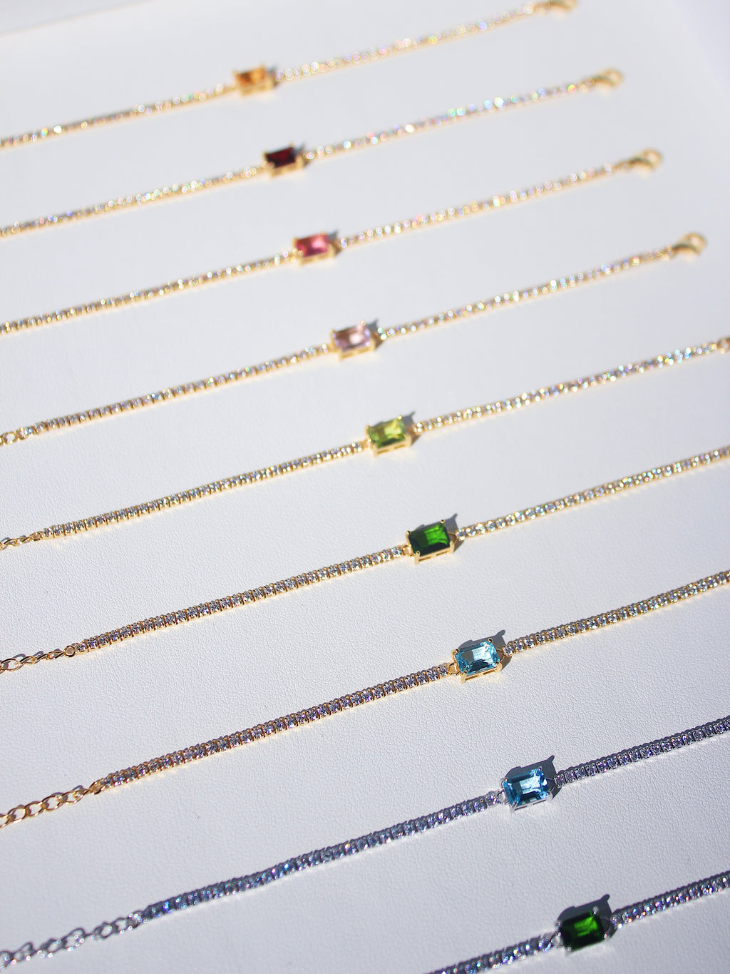 Peridot Tennis Bracelet