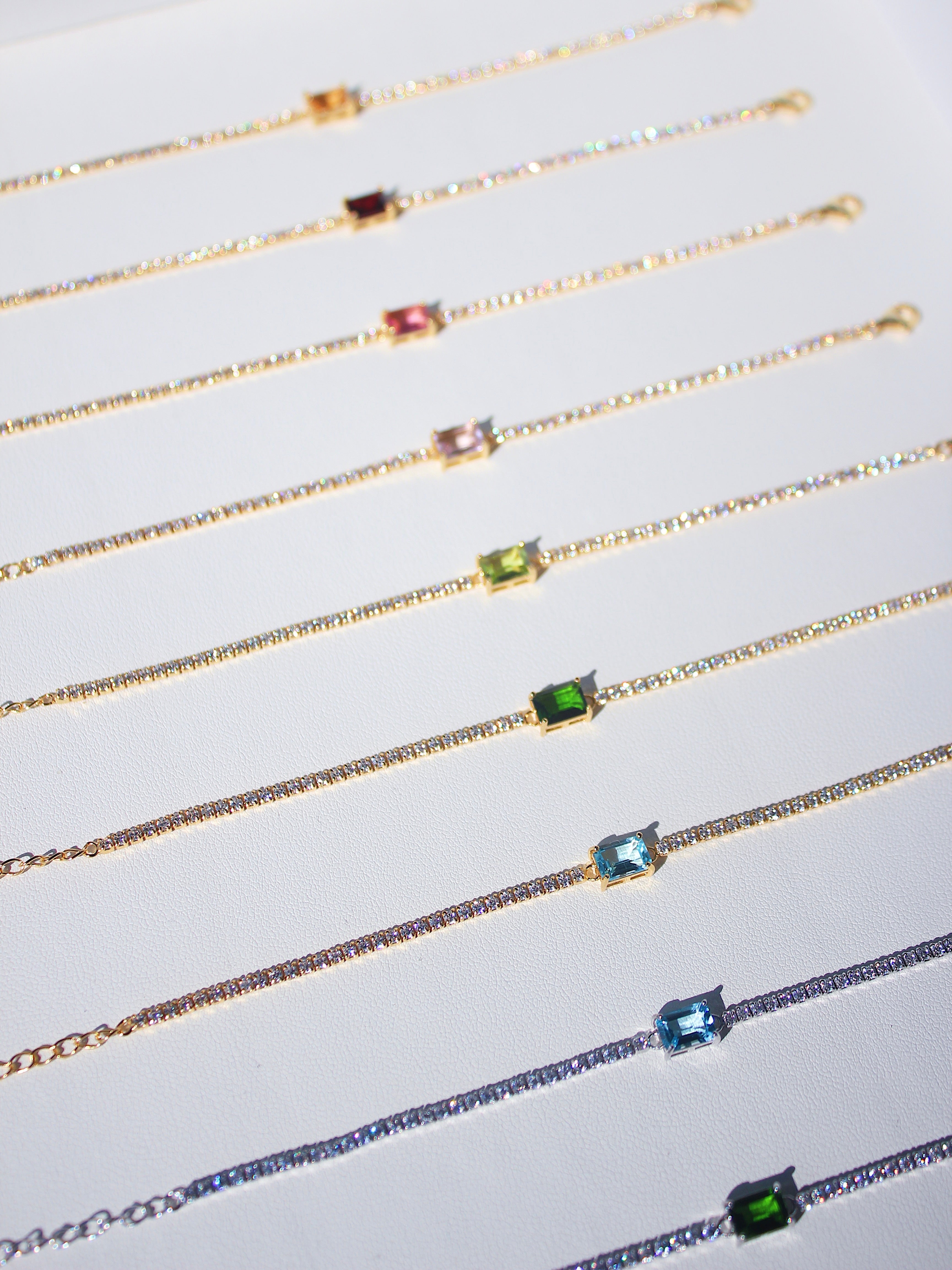 Peridot Tennis Bracelet