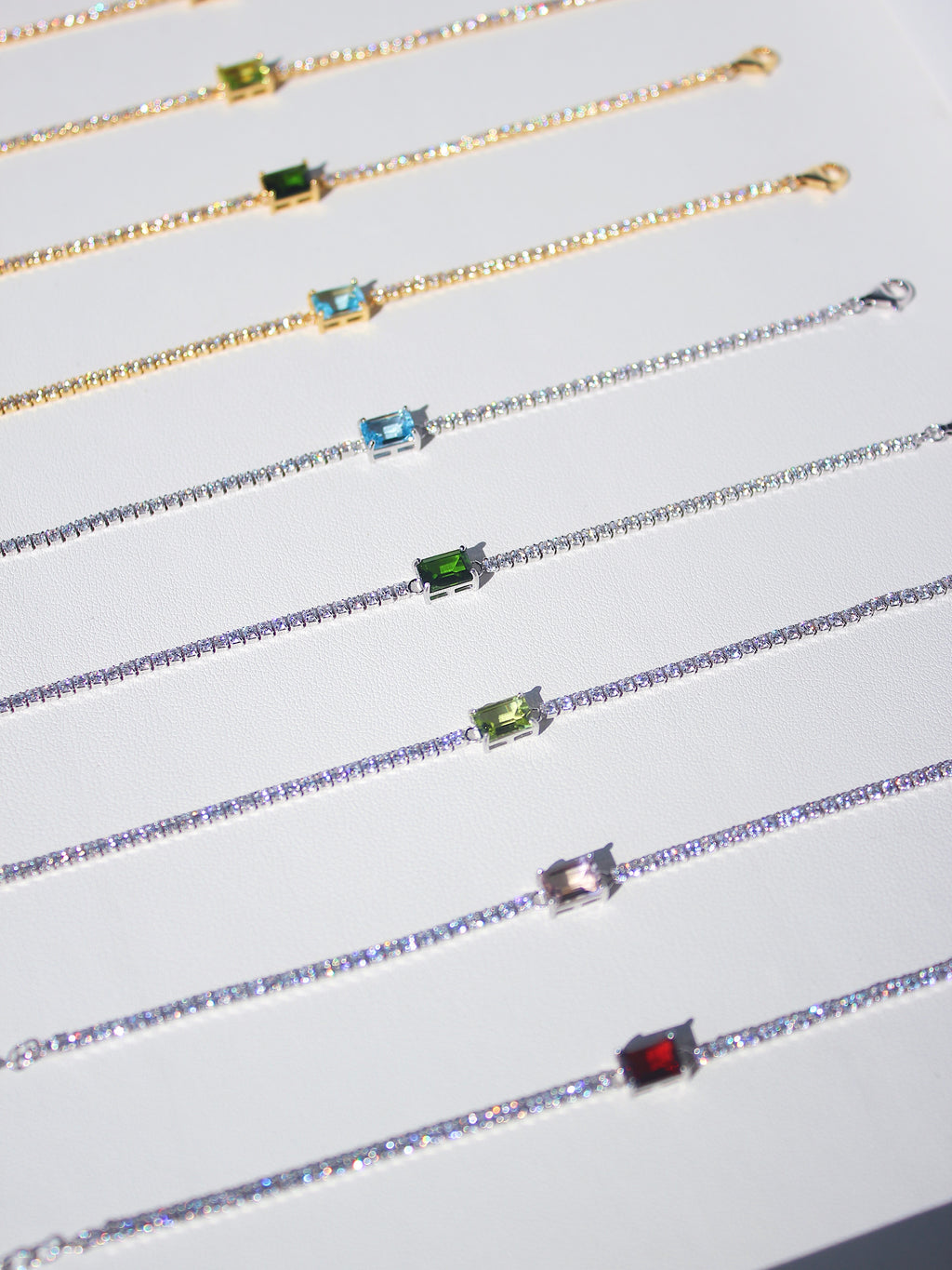 Peridot Tennis Bracelet
