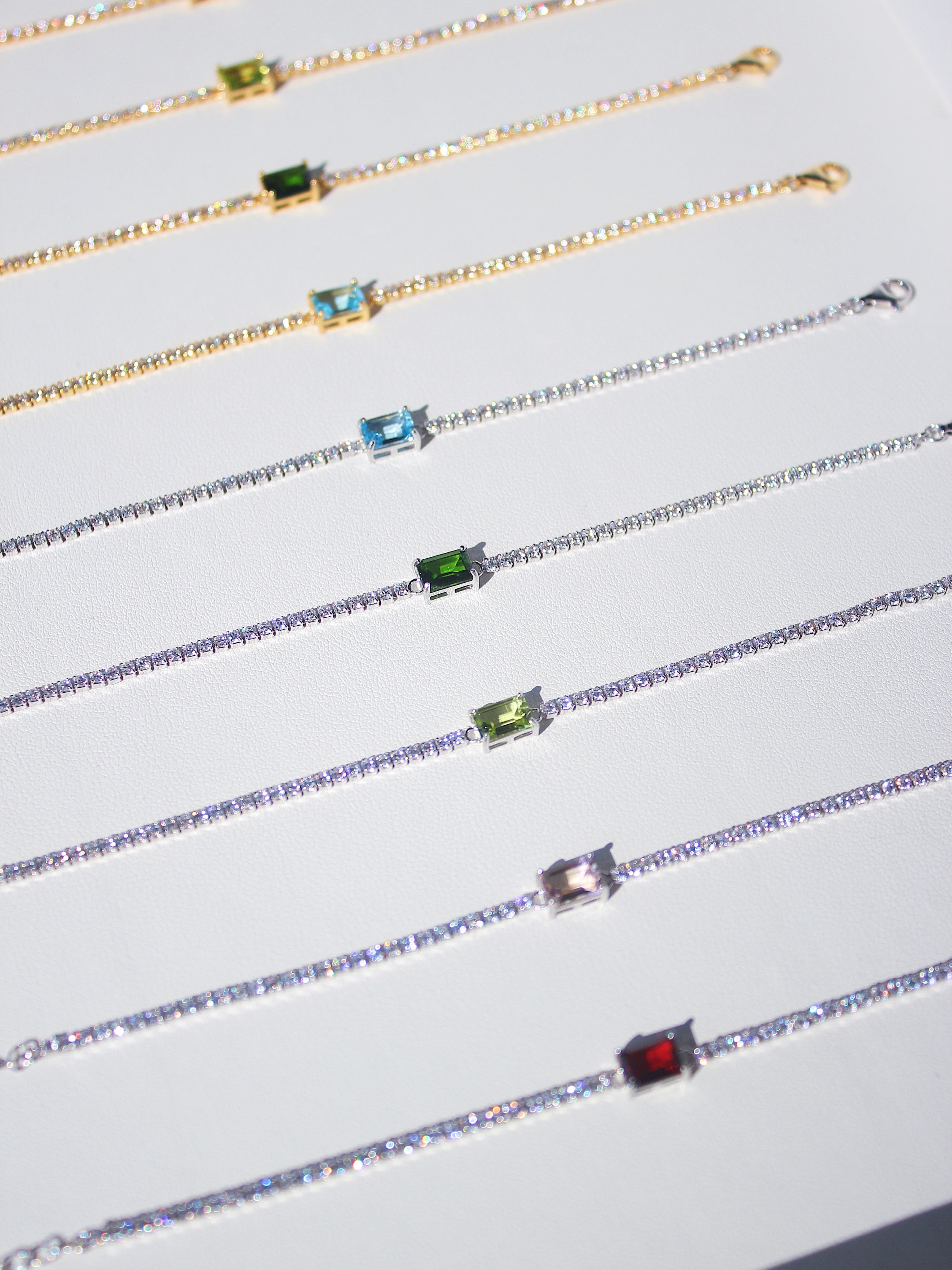 Peridot Tennis Bracelet