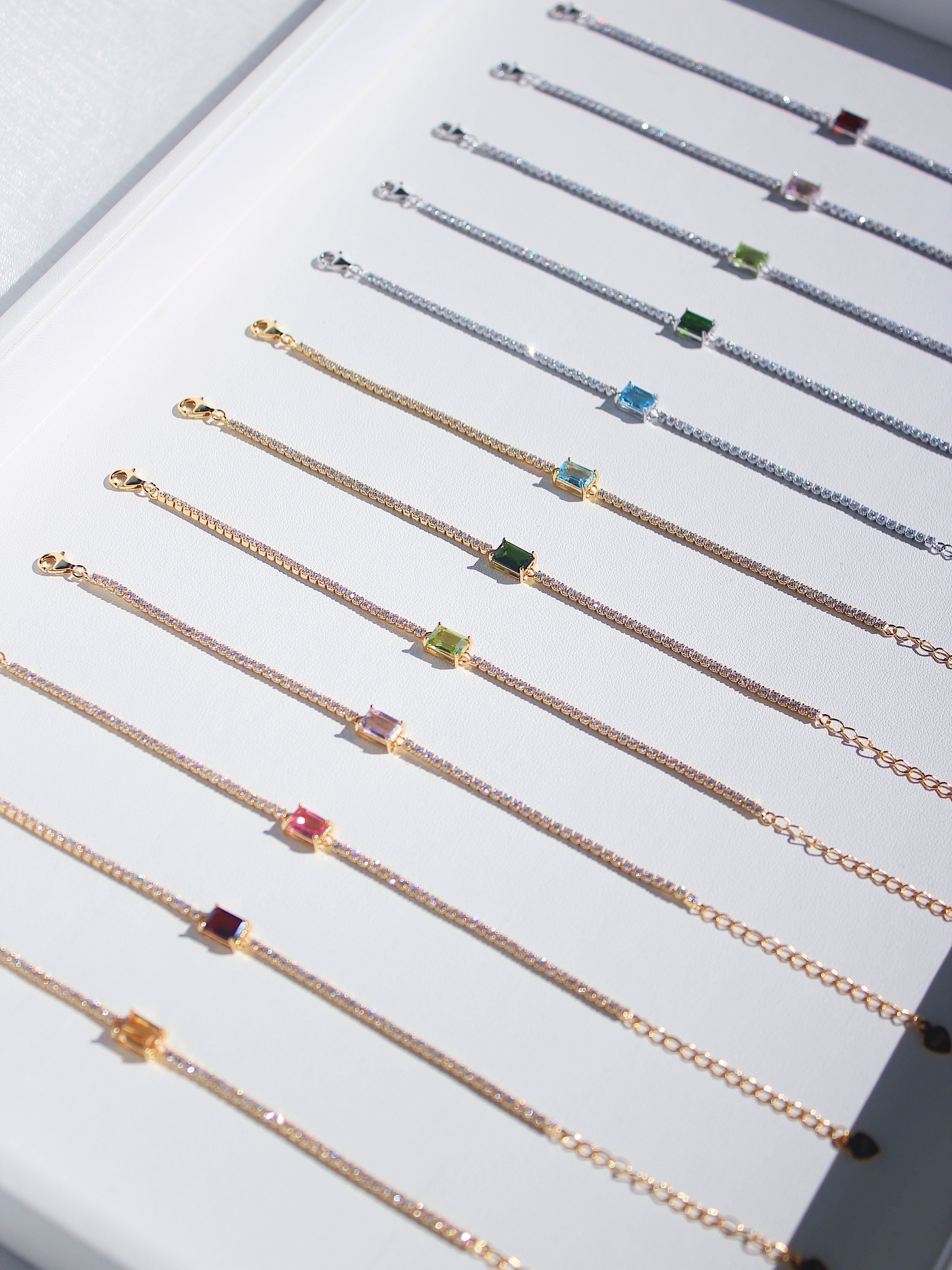 Peridot Tennis Bracelet