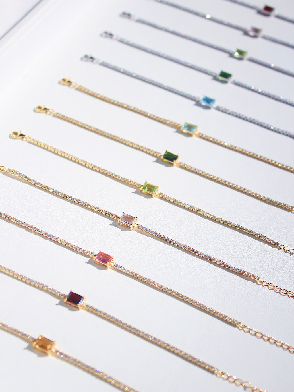 Peridot Tennis Bracelet
