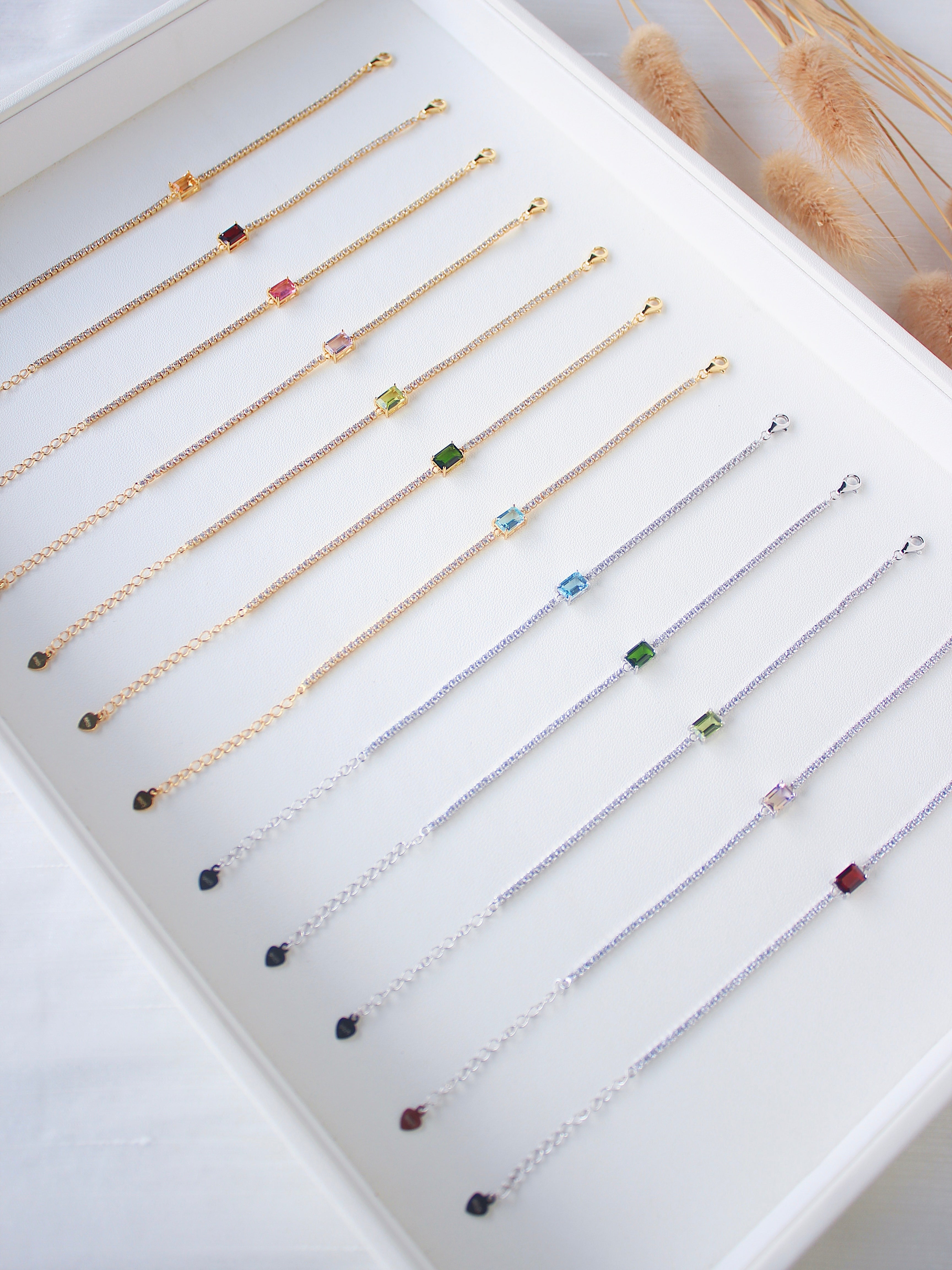 Peridot Tennis Bracelet