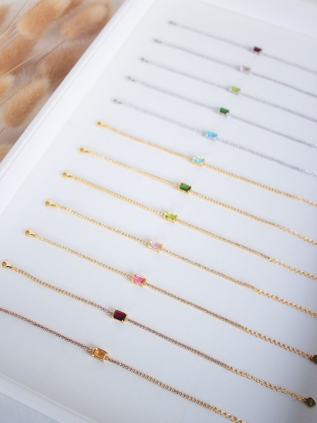 Peridot Tennis Bracelet