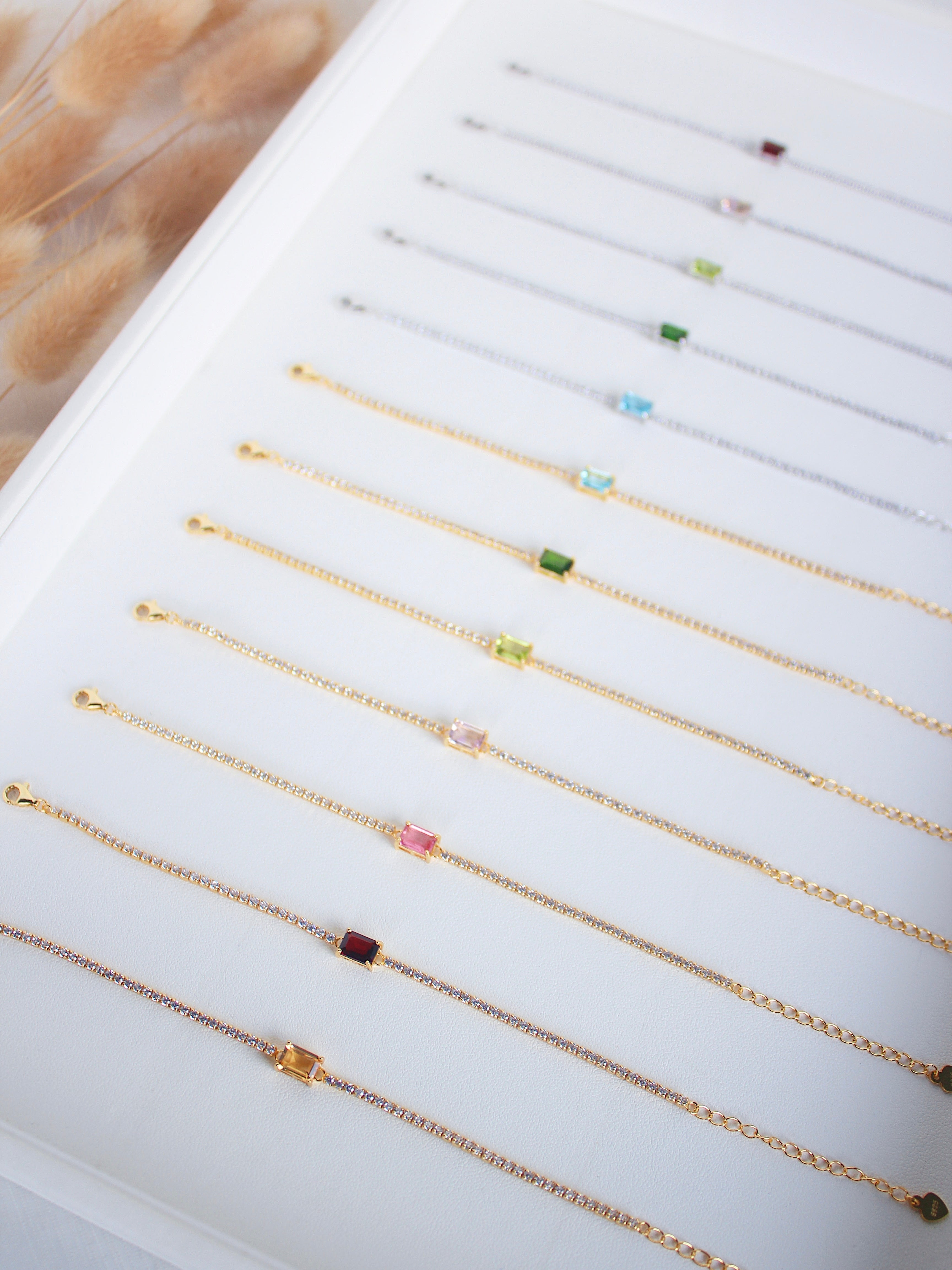 Peridot Tennis Bracelet